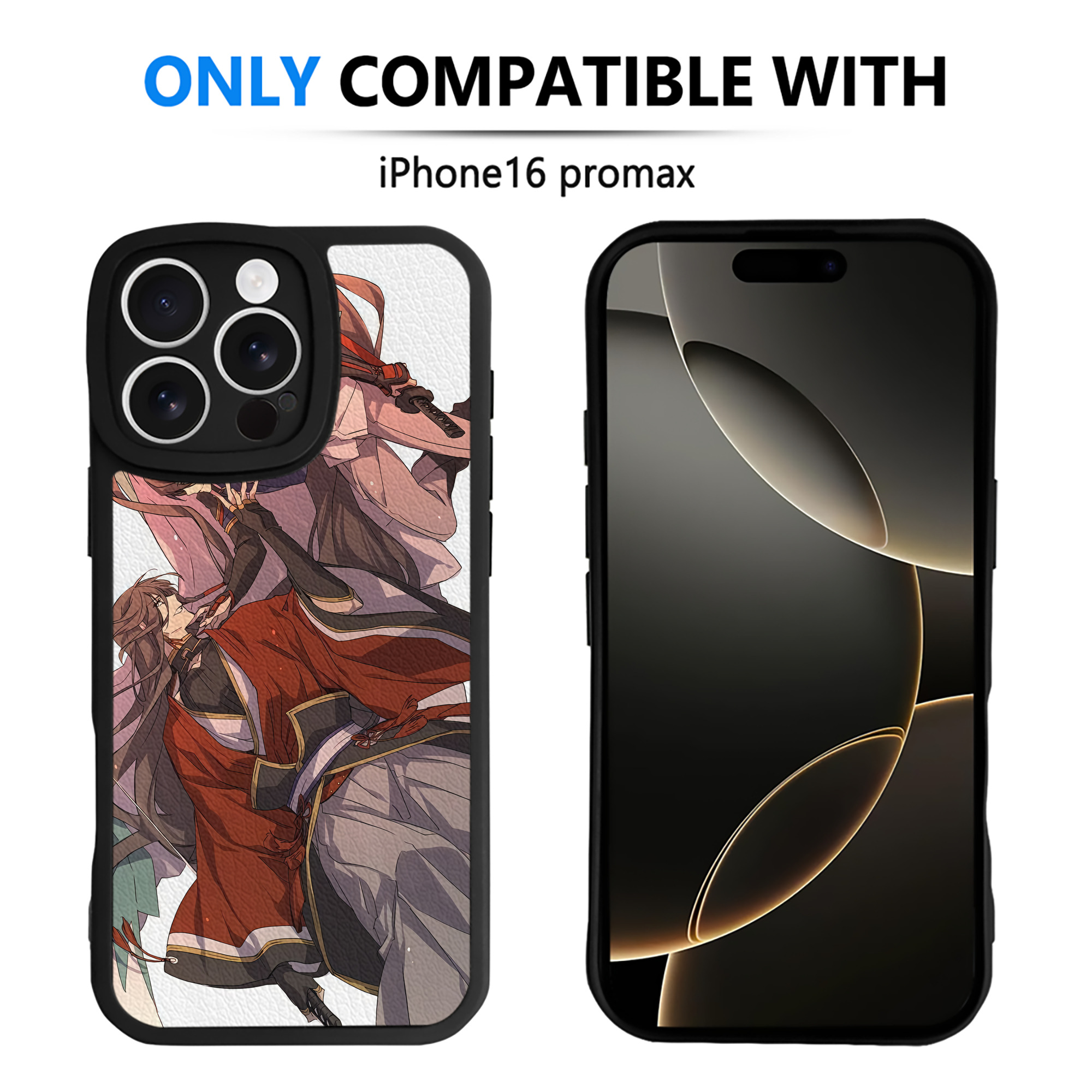 （画像用） 刀剣乱舞 Touken Ranbu 【iPhone 16シリーズ対応】シリコンスマホケース（レザー調） 材質：シリコン